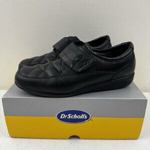Women’s Dr Scholls Black Quilted Double Air Pillow Shoes E68 Schll 1 Strip 8W